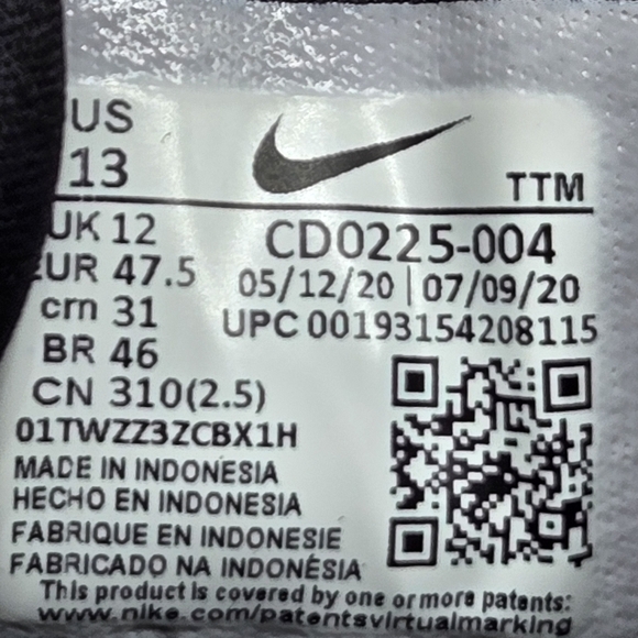 Nike Flex Experience Run 9 Black Dark Smoke Men's Running Shoes Size 13 - Picture 8 of 8